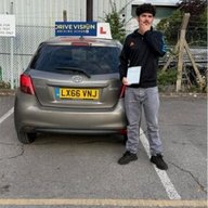 Adam Passed his driving test first time in Guildford he is from Aldershot