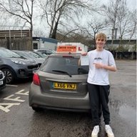 Jack passed his manual driving test in Guildford he is from Aldershot