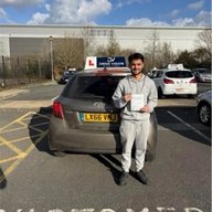 Masud from Farnborough passed his automatic driving test in farnborough test centre