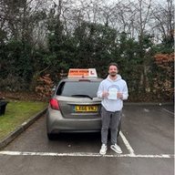 Micheal from Farnham passed his manual driving test first time in Farnborough driving test centre he took both automatic and manual driving lessons